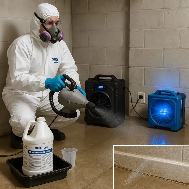 Sanitization and Odor Removal process in Chico, TX